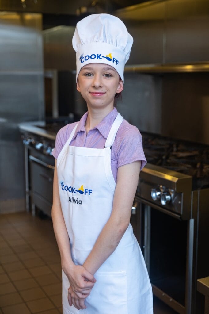 Alivia posing for the camera